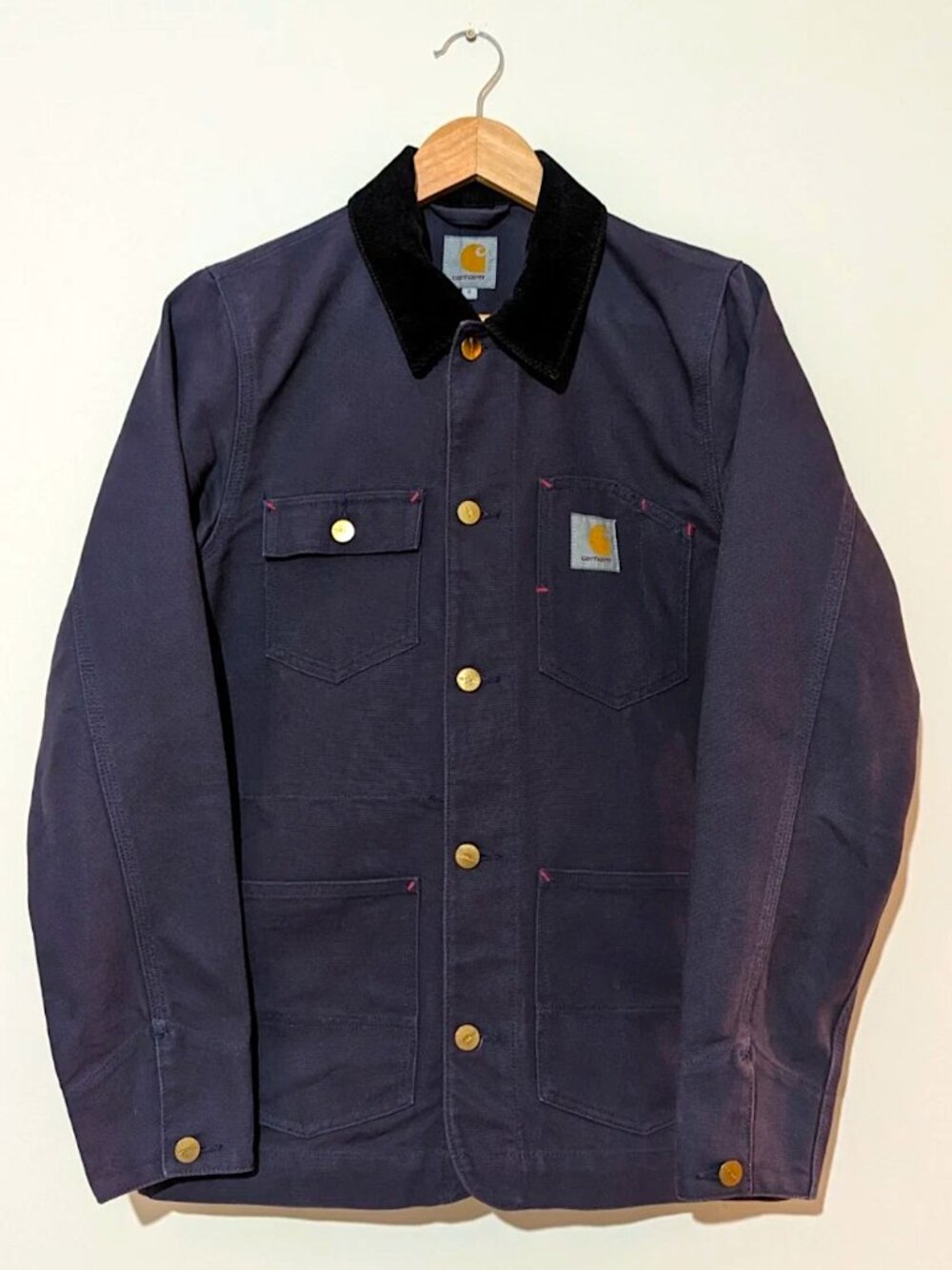 Rare Carhartt WIP navy/purple State Coat (pre-Michigan model)